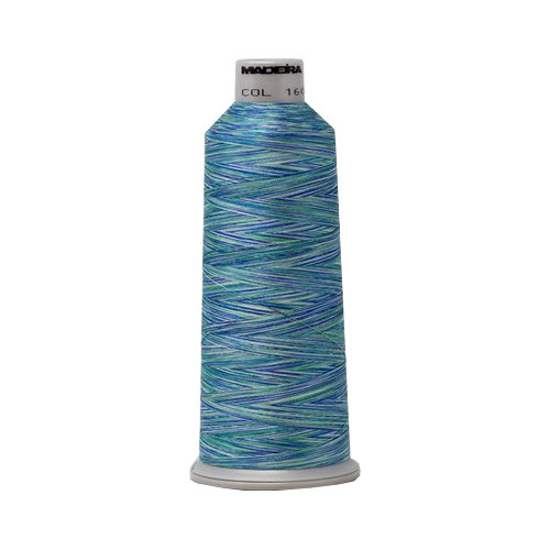 1601 Multi Madeira Polyneon 40wt 5500 Yard Polyester embroidery thread spool
