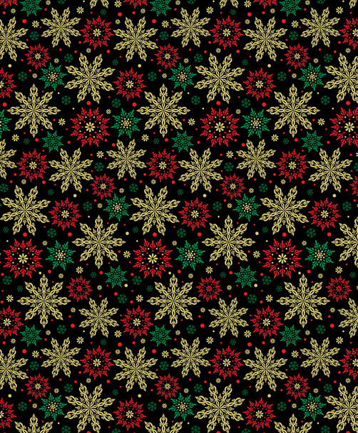 Benartex - Merry & Bright - Multi Snowflakes - 8799M/12