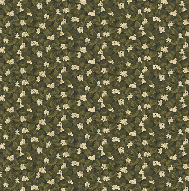 4655/70 Winter Wonderland Holly quilting fabric by Benartex