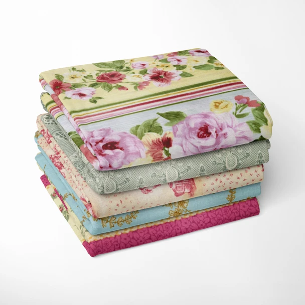 5 Yd Bundle - Savannah Rose product shown for scale and identification