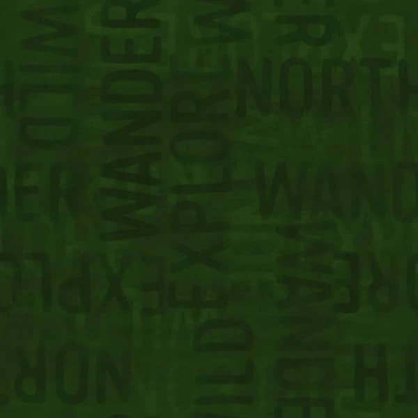 Green High Country Pass Words quilting fabric by River's Bend