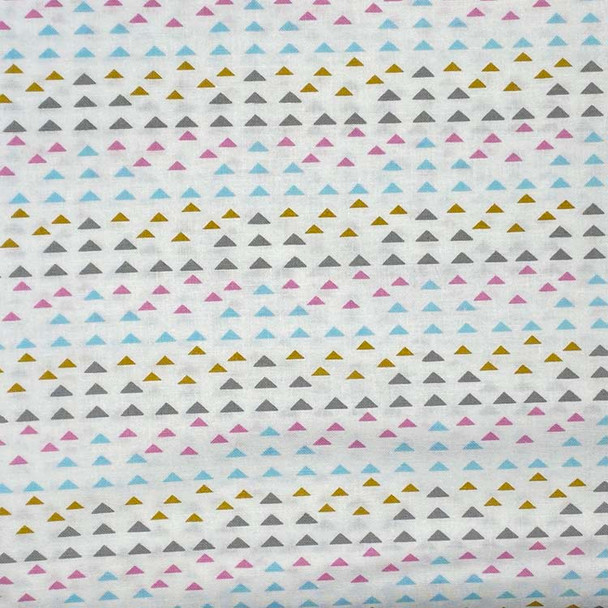 Henry Glass - Laugh Love Quilt - Tiny Triangle Stripes - Multi