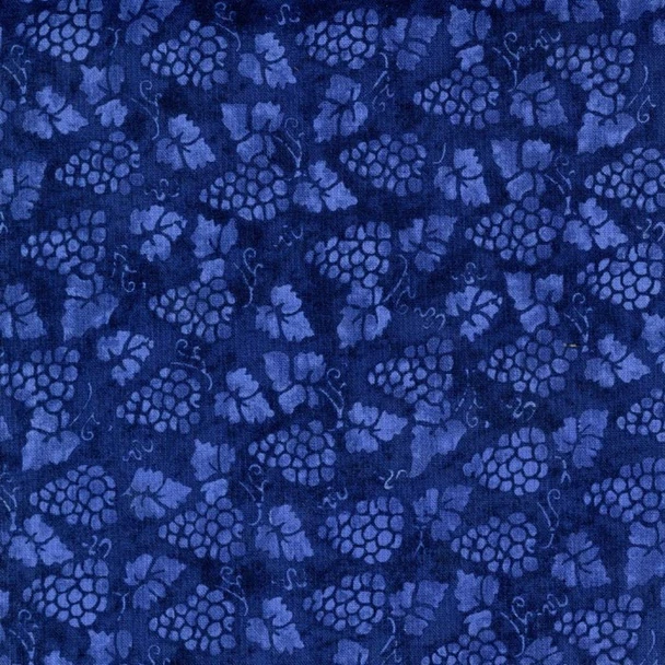 Quilter's Cupboard - Grapes - Midnight product shown for scale and identification