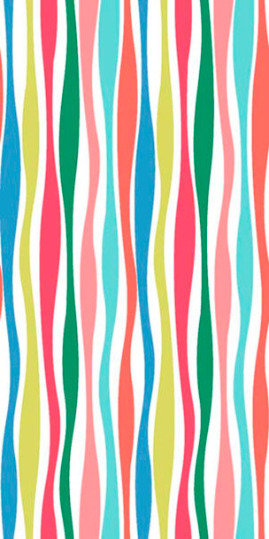 White Swirlygig Stripe quilting fabric by River's Bend