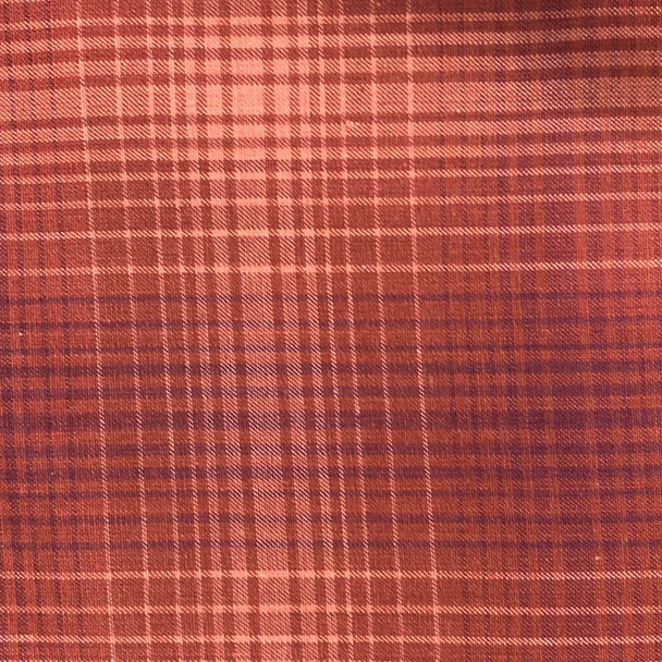 Red Woven Sophisticates Plaid quilting fabric by Henry Glass