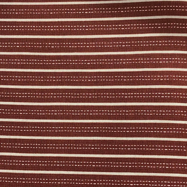 RJR - High Meadow Farm - Stripes - Red | Sit n' Sew Fabrics By the Yard