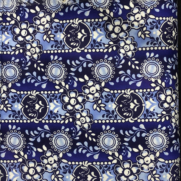 RJR - Daisy Blue - Floral Dots - Indigo