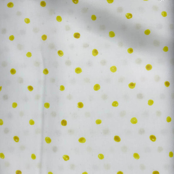 Yellow Darling Dots Small Dots quilting fabric by RJR