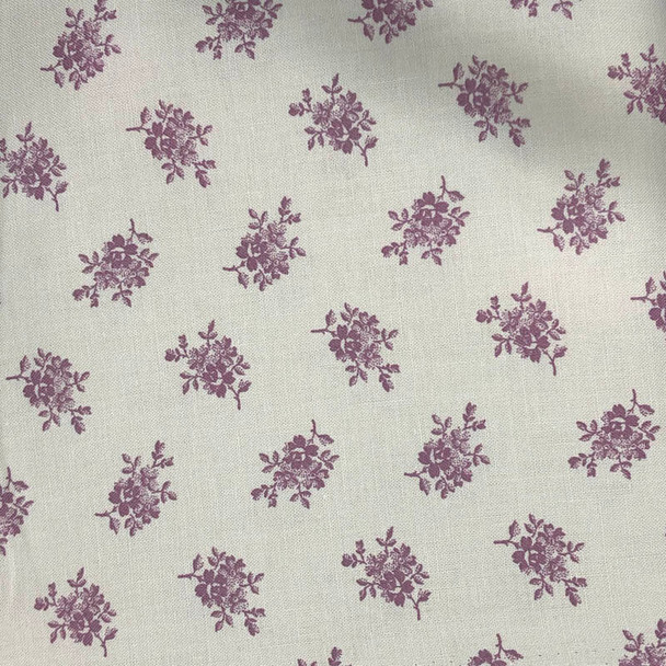 RJR - Forget Me No - Tonal Rose Bouquets - Mauve | Sit n' Sew Fabrics By the Yard