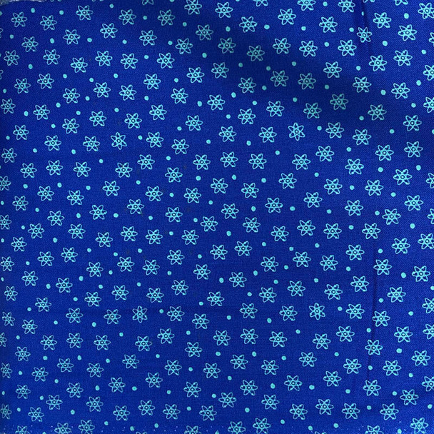 Royal Geekery Atom Toss quilting fabric by RJR