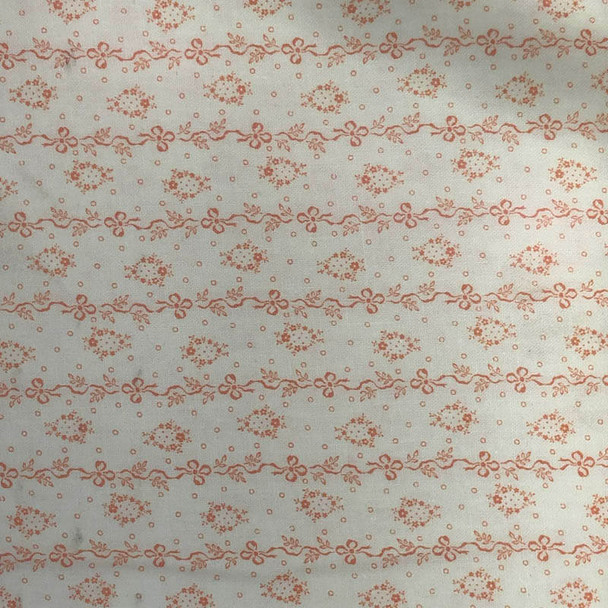 RJR - Mon Cheri - Bows Stripes - Bergmot | Sit n' Sew Fabrics By the Yard