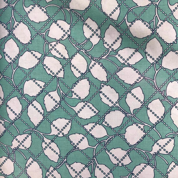 Aqua Stitcher's Garden Vine Lattice quilting fabric by RJR