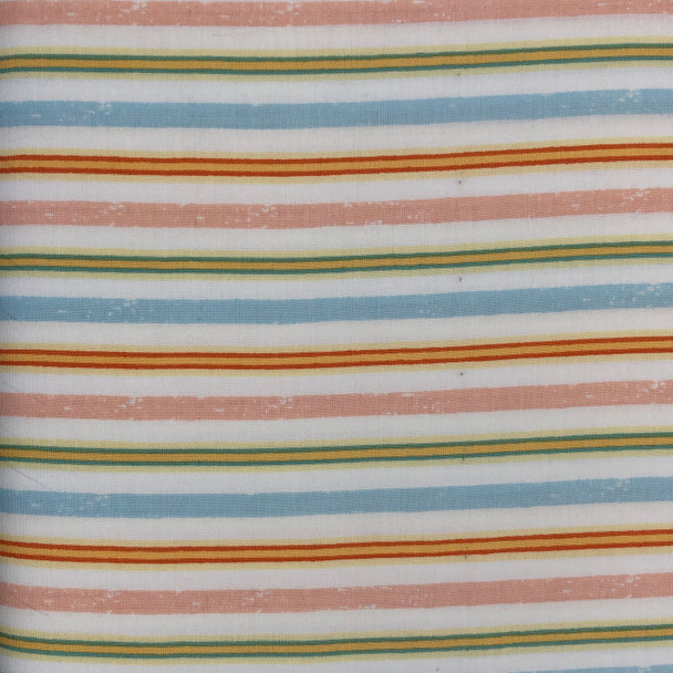 Multi Ducky Tales Duck Stripes quilting fabric by Studio E