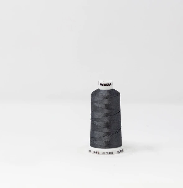 1415 Battleship Madeira Classic 1100 Yards Rayon embroidery thread spool