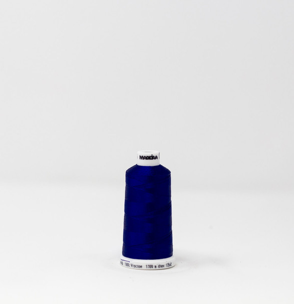 1466 Sailor Blue Madeira Classic 1100 Yards Rayon embroidery thread spool