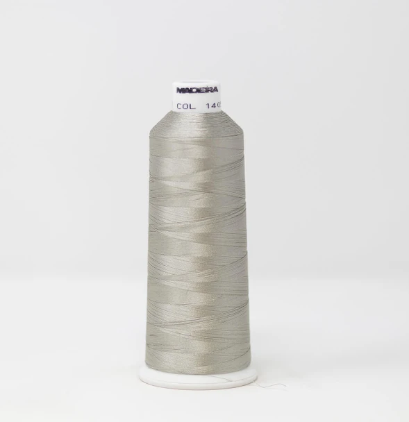 1405 Goose Gray Madeira Classic 5500 Yards Rayon embroidery thread spool