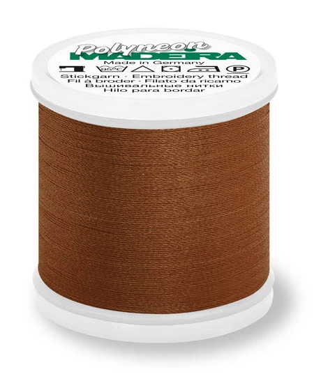 1657 Tawny Tan Madeira Polyneon 220 Yards Polyester embroidery thread spool