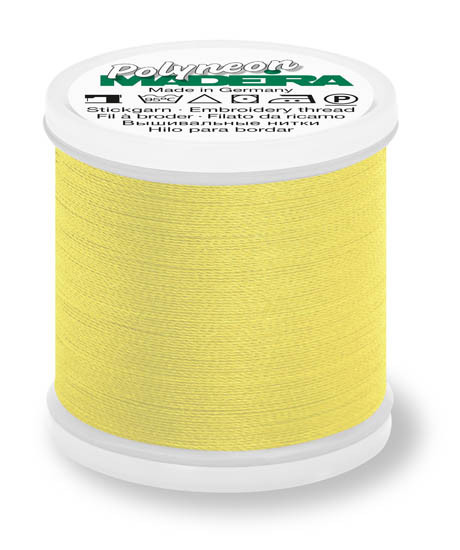1861 Buttercup Madeira Polyneon 220 Yards Polyester embroidery thread spool