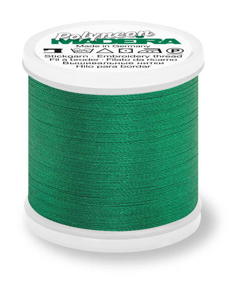 1868 Isle Green Madeira Polyneon 220 Yards Polyester embroidery thread spool
