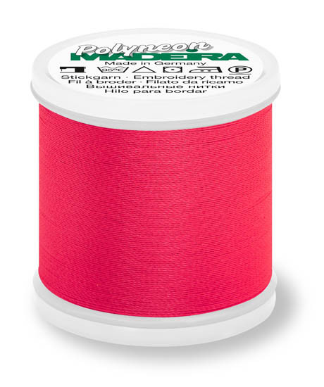 1907 Neon Flame Madeira Polyneon 220 Yards Polyester embroidery thread spool