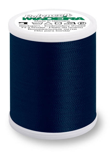 Madeira - Polyneon - Polyester Embroidery/Sewing Thread - 9847-1643 Midnight Blue
