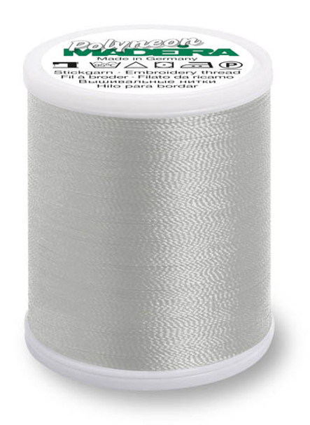 Madeira - Polyneon - Polyester Embroidery/Sewing Thread - 9847-1687 Silver