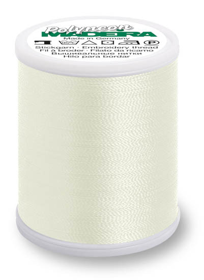 1803 Off White Madeira Polyneon 1100 Yards Polyester embroidery thread spool