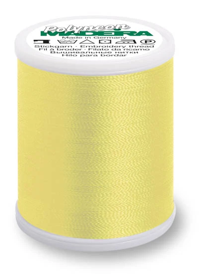 1866 Lemon Frost Madeira Polyneon 1100 Yards Polyester embroidery thread spool
