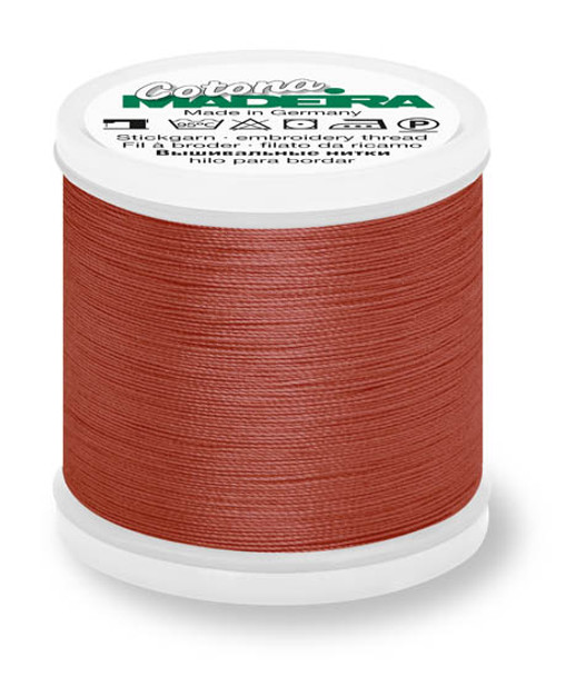 Madeira - Cotona 30 - Cotton Sewing/Quilting Thread - 9330-769 Dark Burnt Orange | Sit n' Sew