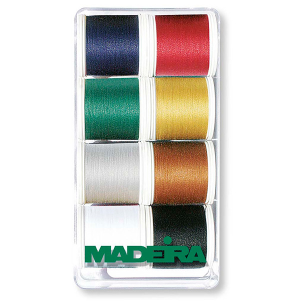 Madeira Aerofil embroidery thread spool