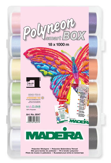 Madeira - Polyneon 40 - Sewing/Embroidery Thread - Smart Box | Sit n' Sew