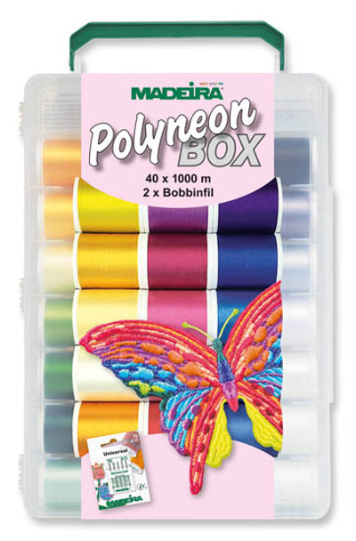 Madeira - Polyneon 40 - Sewing/Embroidery Thread - Softbox (1100yd) | Sit n' Sew