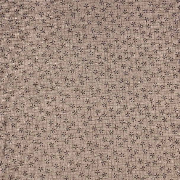 Brown Summer Holiday Tiny Flowers quilting fabric by RJR