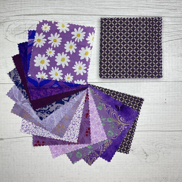 Color Story - 5'' Squares/42pc - Purple
