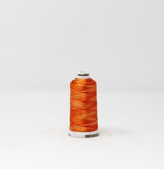 2022 Orange Ombre Madeira Classic 1100 Yards Rayon embroidery thread spool