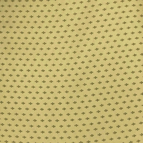 Pale Yellow Modern Antiques Fly Away quilting fabric by Benartex