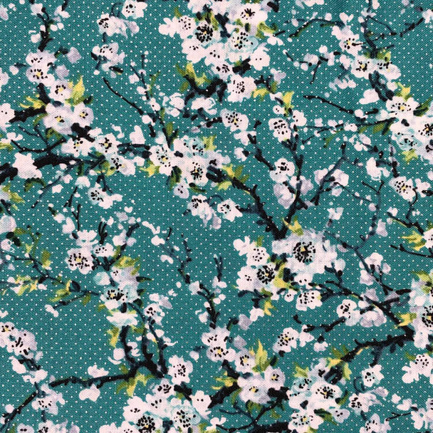 RJR - Serene Spring - First Flourish - Blue | Sit n' Sew Fabrics By the Yard