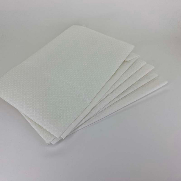 Folded White fat quarter fabric bundle