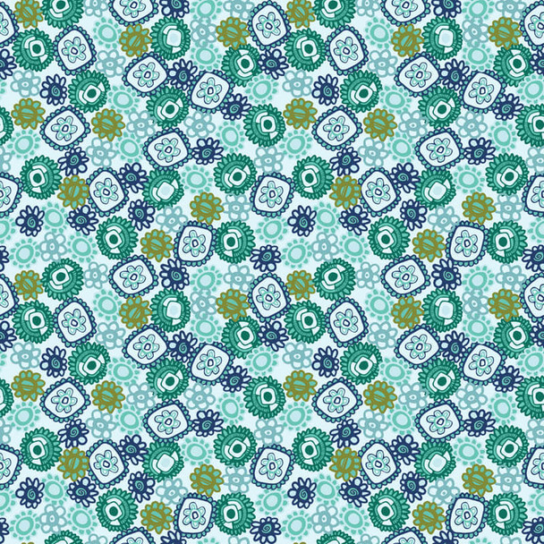 RB Studios - Exotic Splendour - Magic Carpet - Blue | Sit n' Sew Fabrics By the Yard