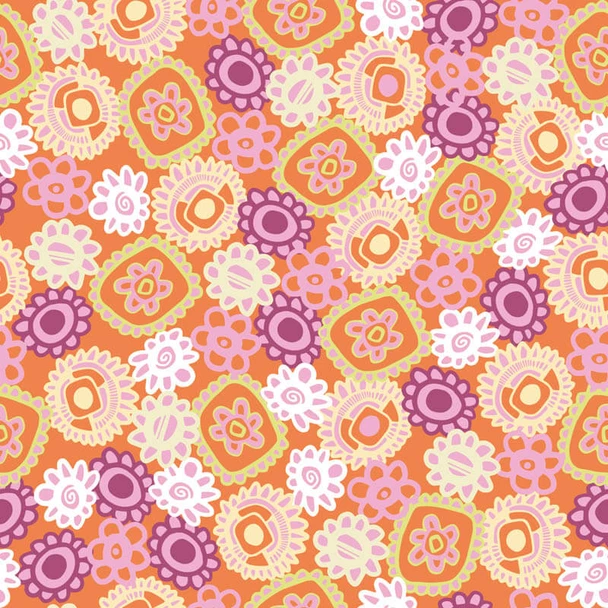 Pink Exotic Splendour Magic Carpet quilting fabric by RB Studios
