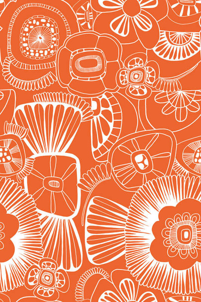 RB Studios - Exotic Splendour - Savannah - Orange | Sit n' Sew Fabrics By the Yard