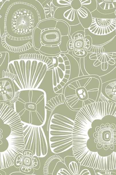 Lt Grey Exotic Splendour Savannah quilting fabric by RB Studios