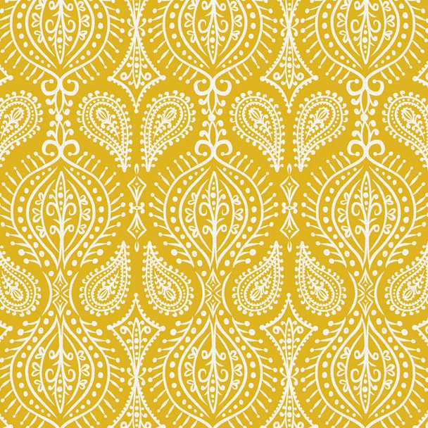 Mustard Eastlyn Souk Marrakech quilting fabric by RB Studios