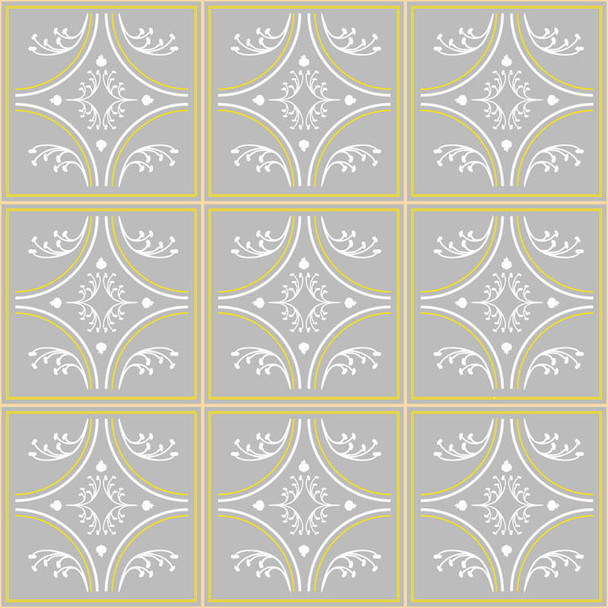 RB Studios - Sweet Tea & Honey Bees - Trellis Tile - Gray | Sit n' Sew Fabrics By the Yard