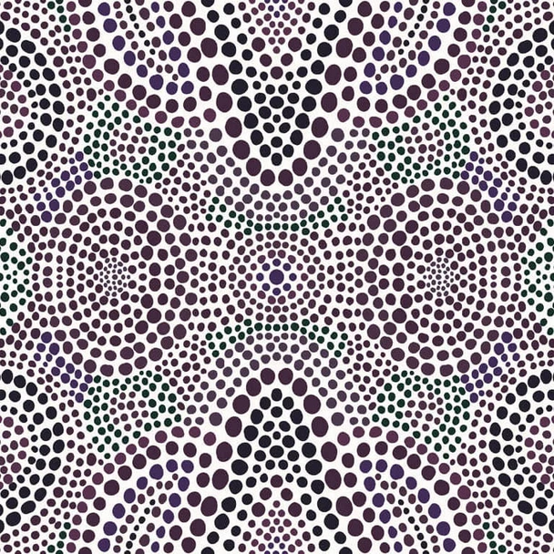White Verdant Lush Mozaic quilting fabric by RB Studios