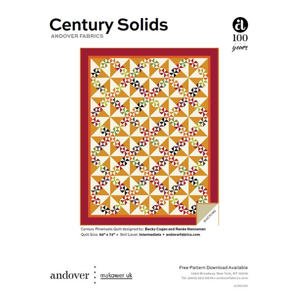 Andover - Century Pinwheels - Quilt Pattern