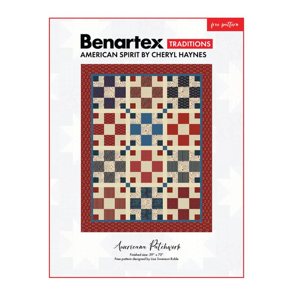 Benartex - Americana Patchwork - Quilt Pattern