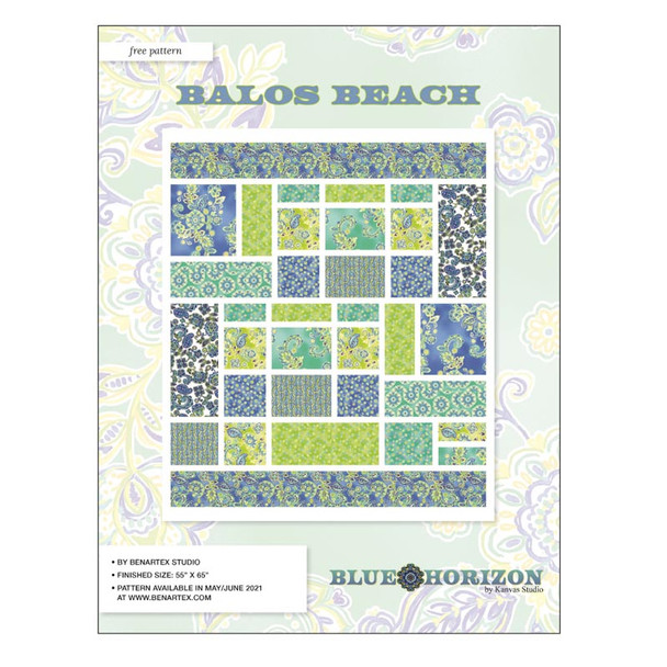 Benartex - Balos Beach - Quilt Pattern