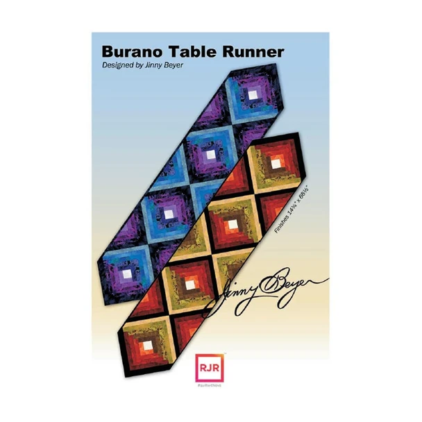 Jinny Beyer - Burano - Table Runner Pattern product shown for scale and identification
