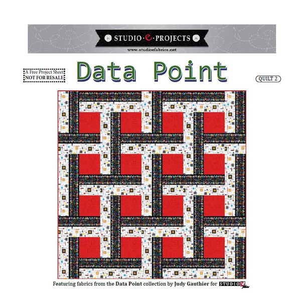 Data Point Quilt Pattern | FREE QUILT PATTERN | Sit n' Sew Fabrics  |  Sit n' Sew